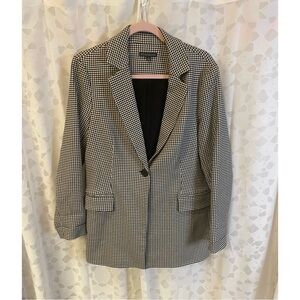 Adrianna Papell Classic Houndstooth Blazer